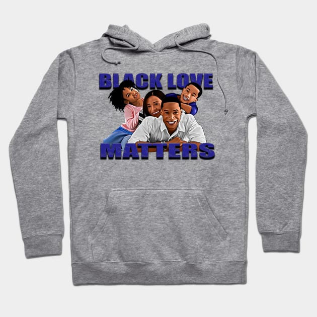 Black Love Matters Hoodie by Diaspora Wear